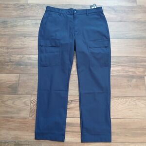 Under Armour Pants‎ Mens 36x30 Blue Golf UA Drive Cargo Stretch Flex 6006032